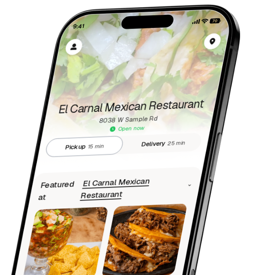 El Carnal Mexican Restaurant app preview