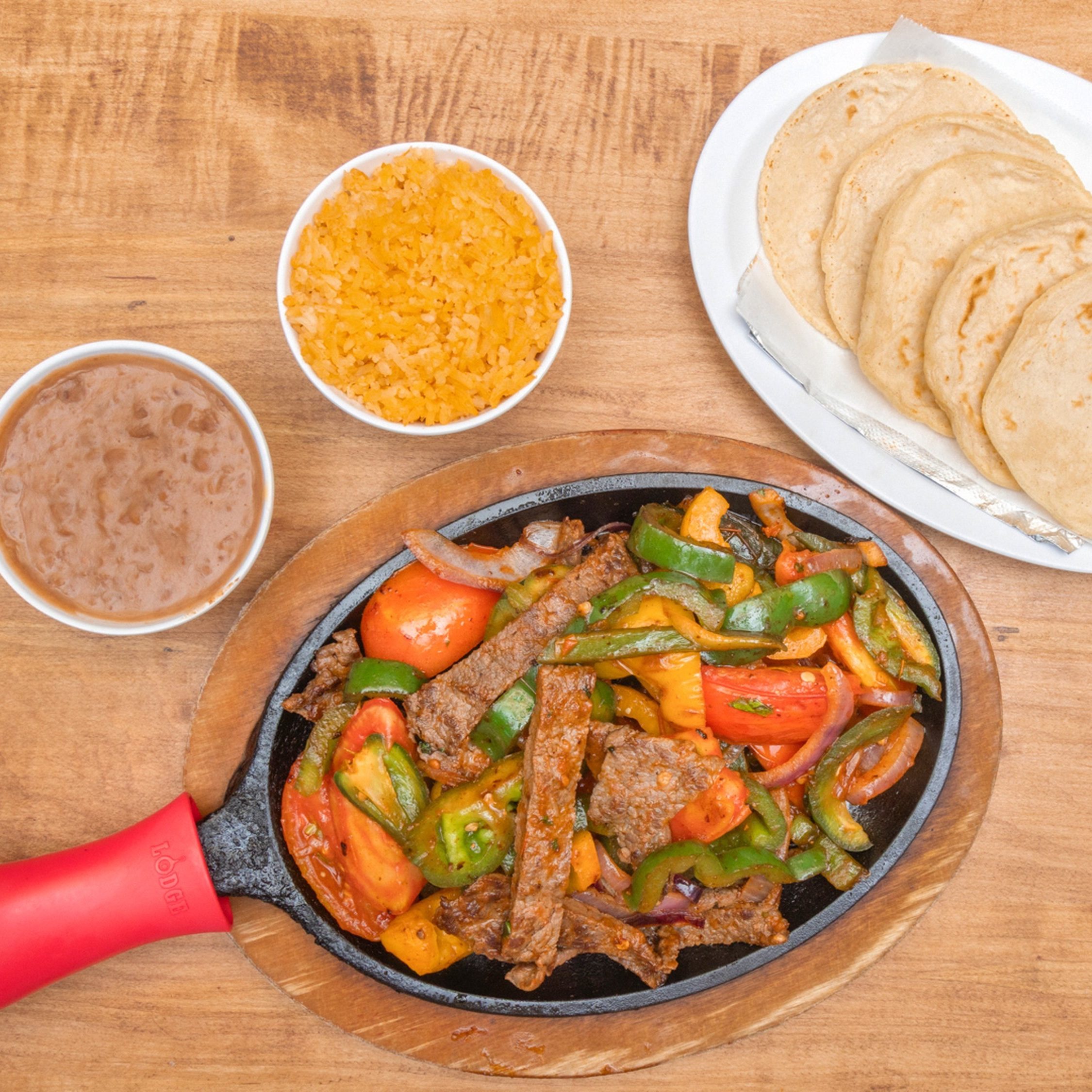 Fajitas de Res.
