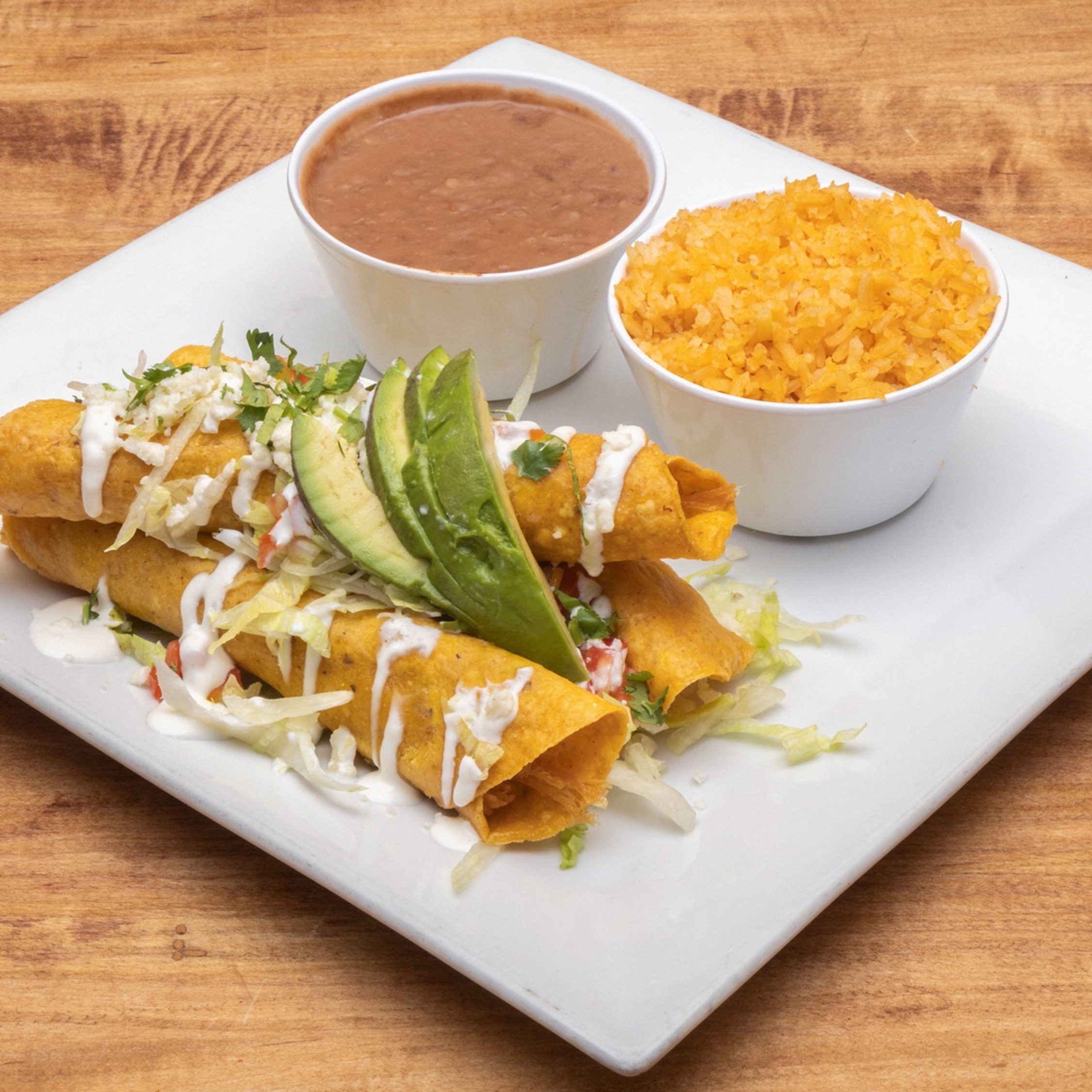 Flautas de Pollo.