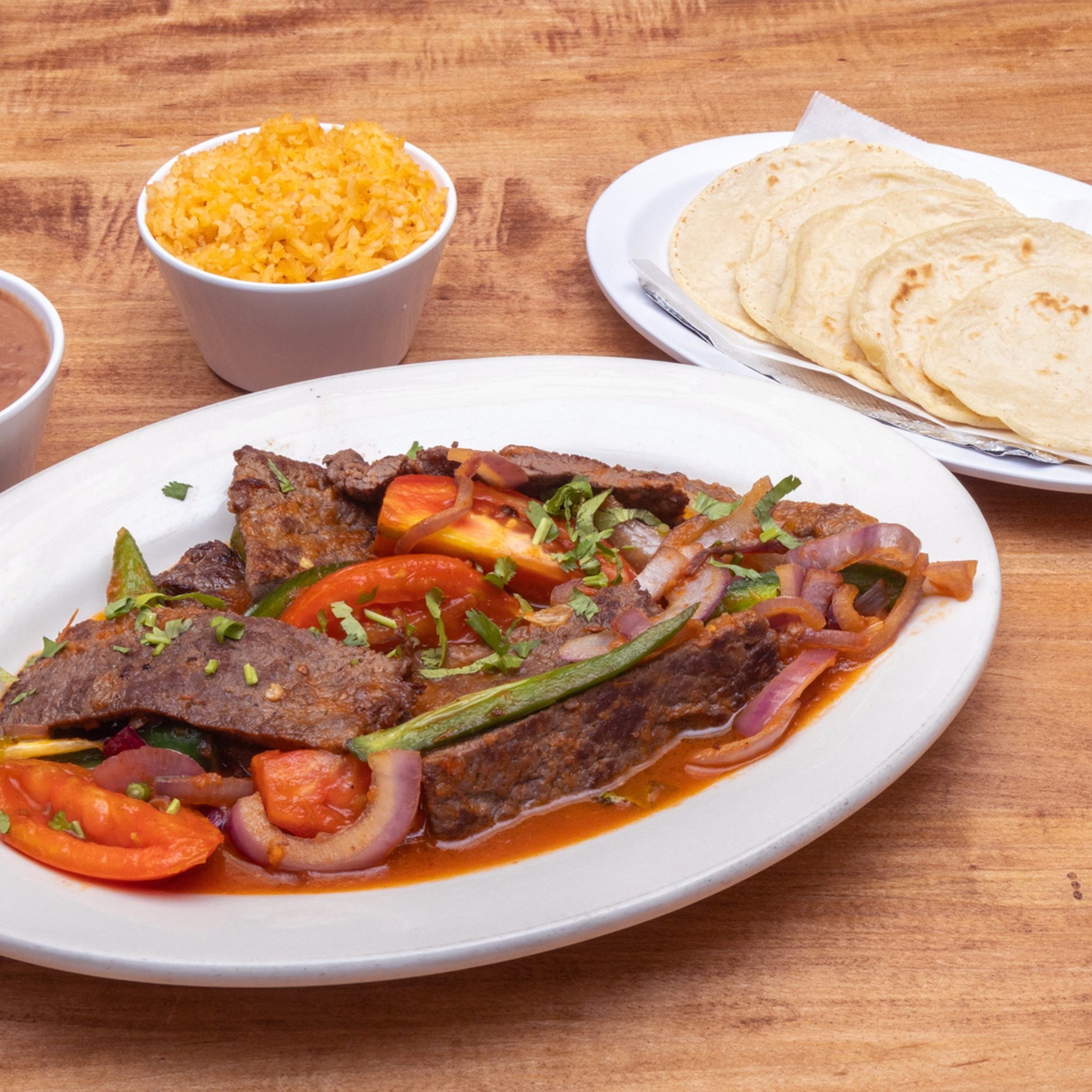 Bistec a la Tricolor.