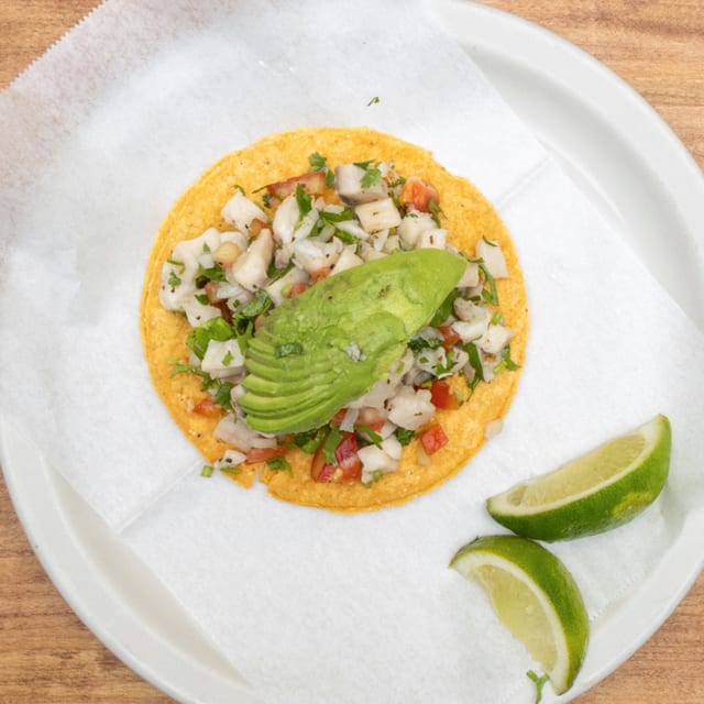 Tostadas de Ceviche.